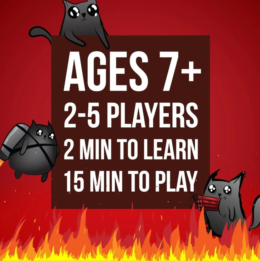 Exploding Kittens New Card Game - Picture 6 of 8